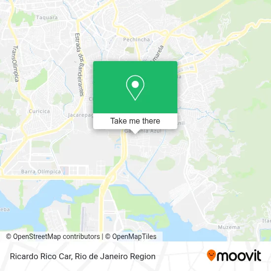 Ricardo Rico Car map