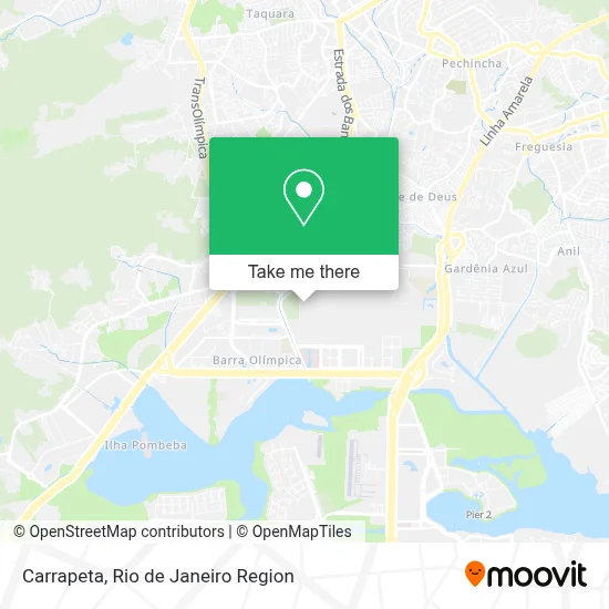 Carrapeta map
