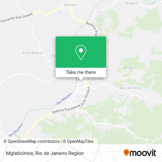 Mglaticinios map