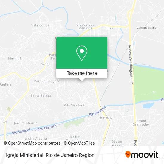 Igreja Ministerial map