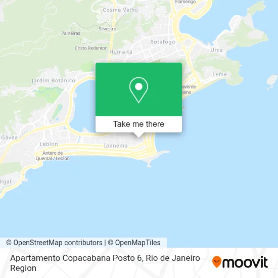 Apartamento Copacabana Posto 6 map