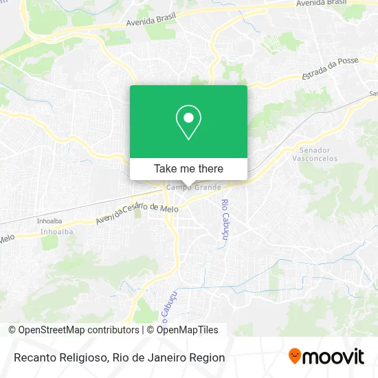 Recanto Religioso map