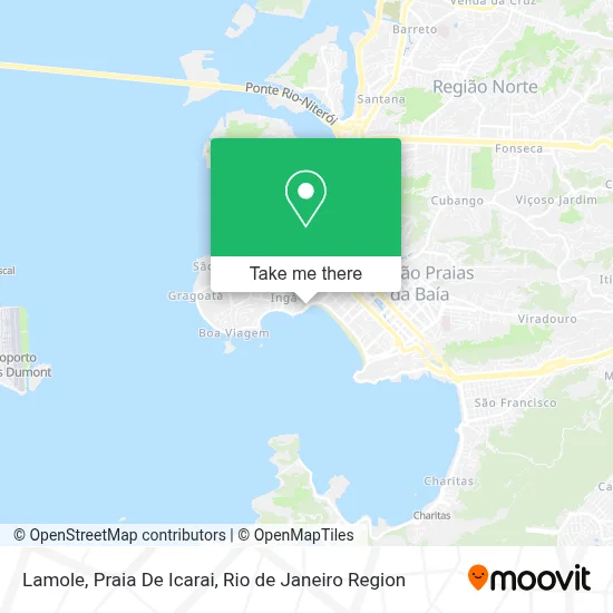 Lamole, Praia De Icarai map