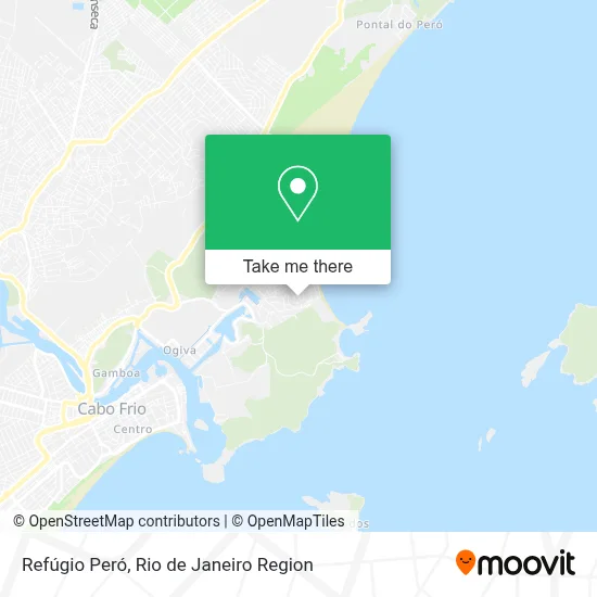 Refúgio Peró map