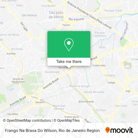 Frango Na Brasa Do Wilson map
