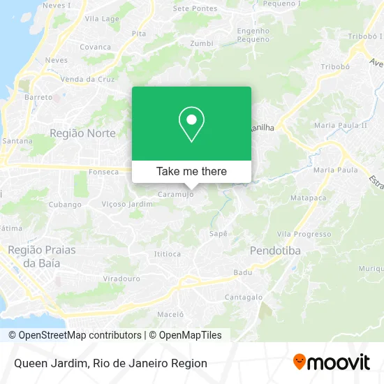 Queen Jardim map