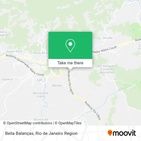 Bella Balanças map