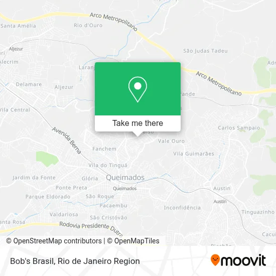 Bob's Brasil map