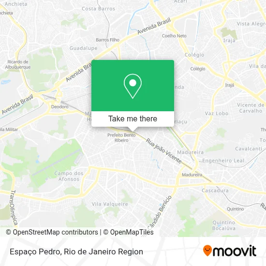 Espaço Pedro map