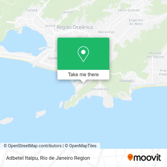 Adbetel Itaipu map