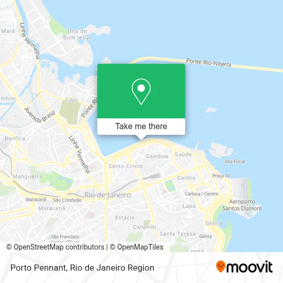 Porto Pennant map