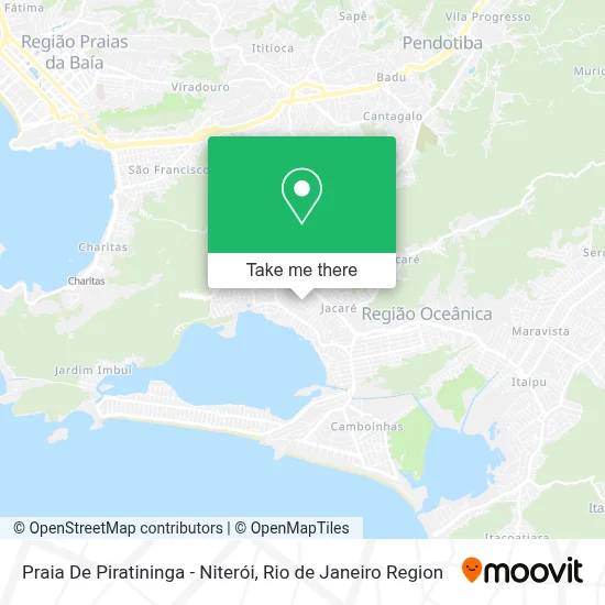 Praia De Piratininga - Niterói map