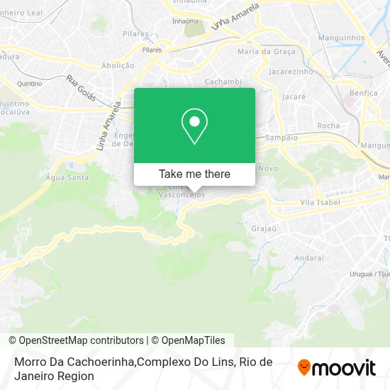 Morro Da Cachoerinha,Complexo Do Lins map