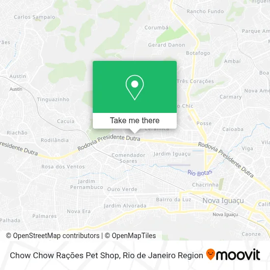 Chow Chow Rações Pet Shop map