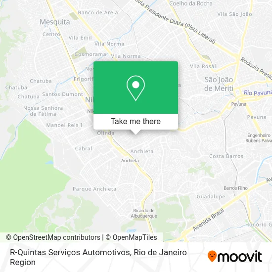R-Quintas Serviços Automotivos map