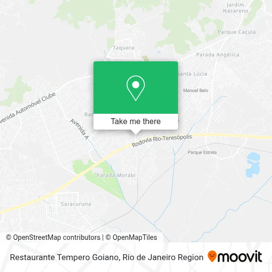 Restaurante Tempero Goiano map