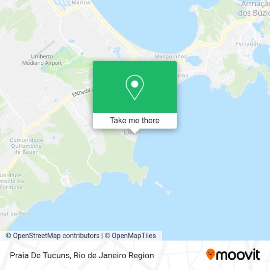 Praia De Tucuns map
