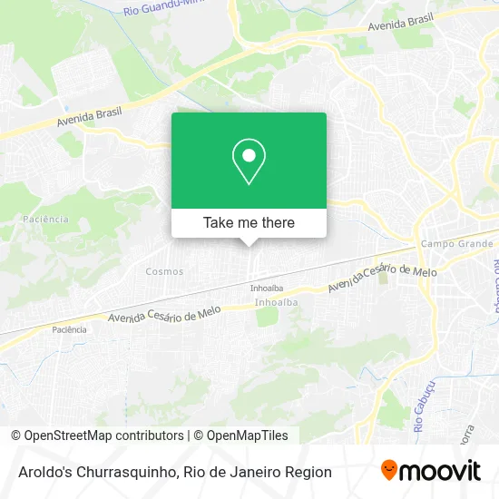 Aroldo's Churrasquinho map