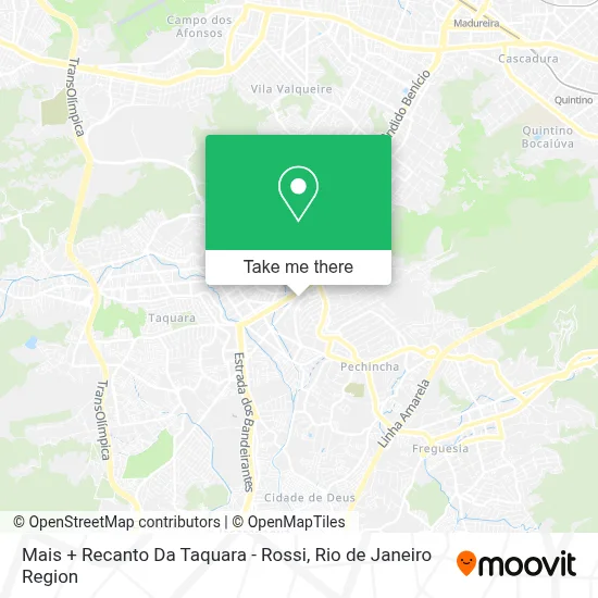 Mais + Recanto Da Taquara - Rossi map