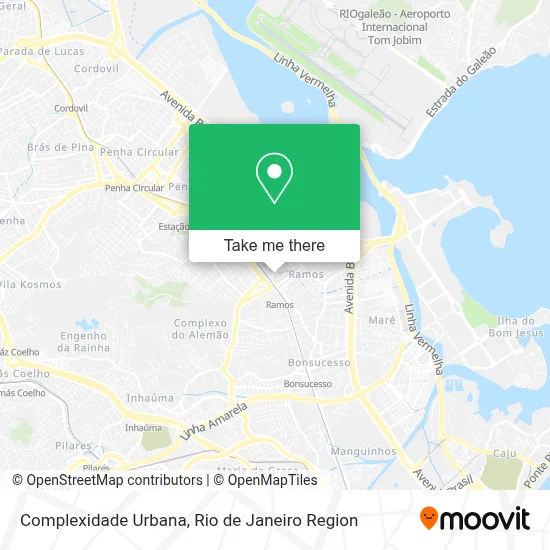 Complexidade Urbana map