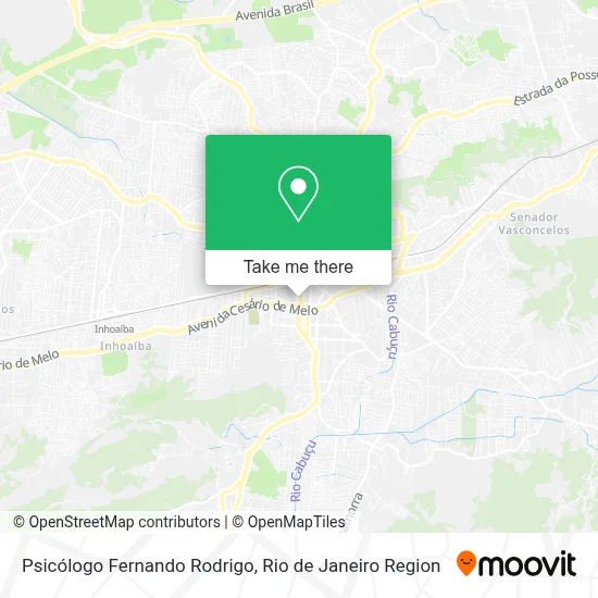 Psicólogo Fernando Rodrigo map