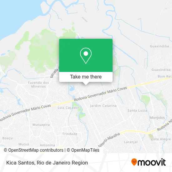 Kica Santos map