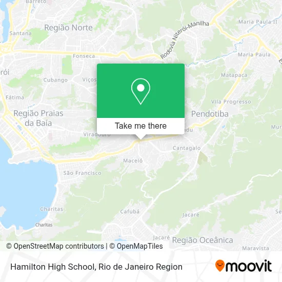 Hamilton High School map