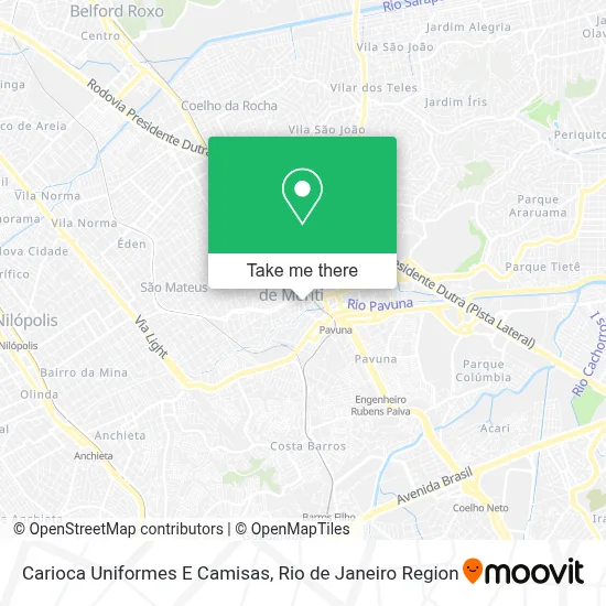 Carioca Uniformes E Camisas map