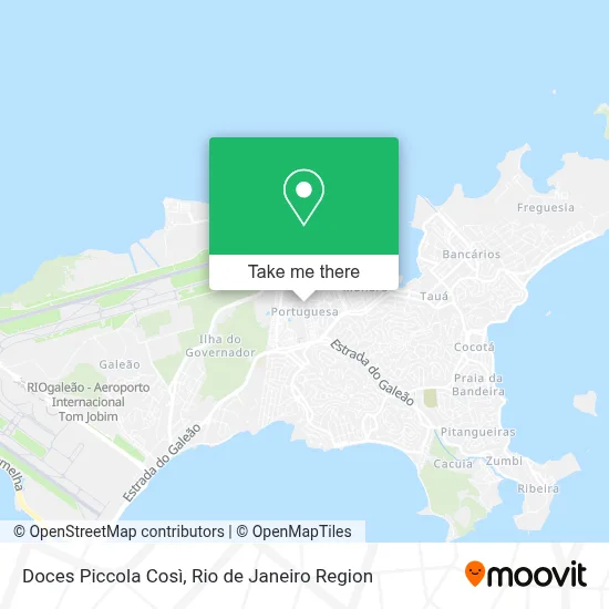 Doces Piccola Così map