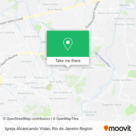 Igreja Alcancando Vidas map