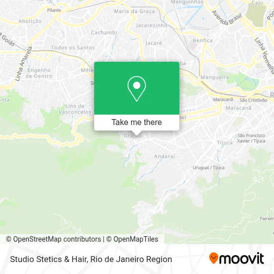 Studio  Stetics & Hair map