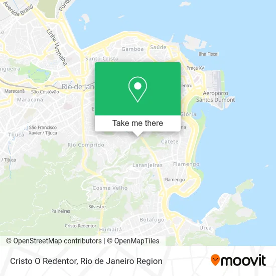 Cristo O Redentor map