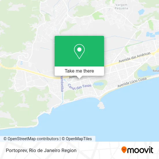 Portoprev map