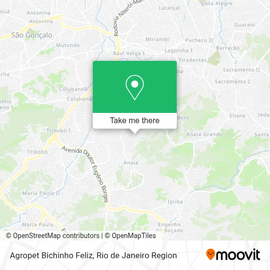 Agropet Bichinho Feliz map