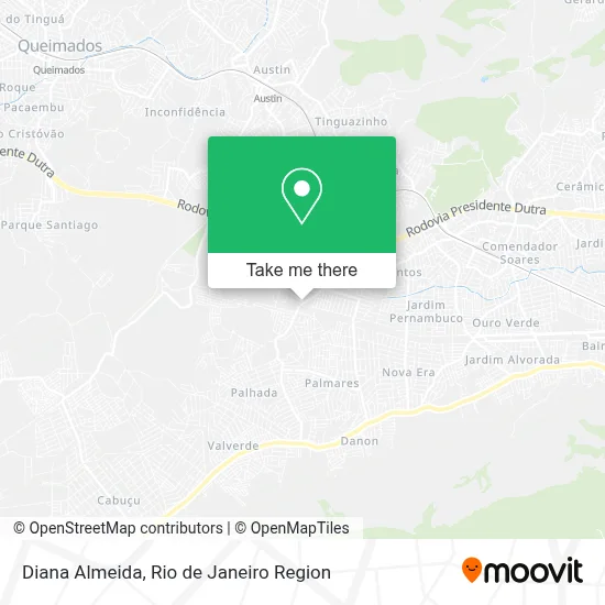Diana Almeida map