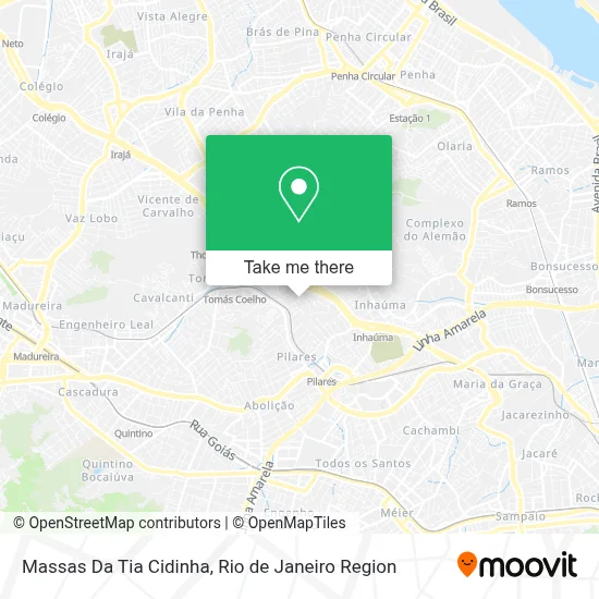 Massas Da Tia Cidinha map