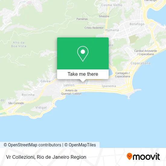 Vr Collezioni map