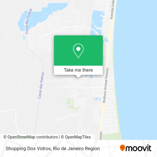 Shopping Dos Vidros map