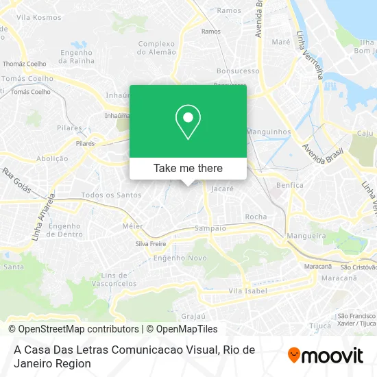 A Casa Das Letras Comunicacao Visual map
