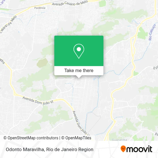 Odonto Maravilha map