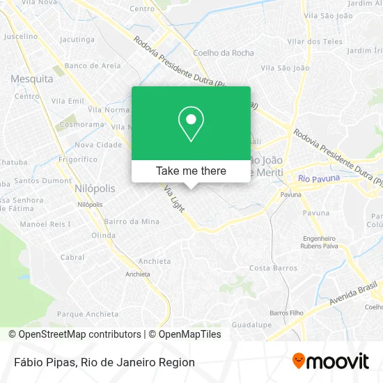 Fábio Pipas map
