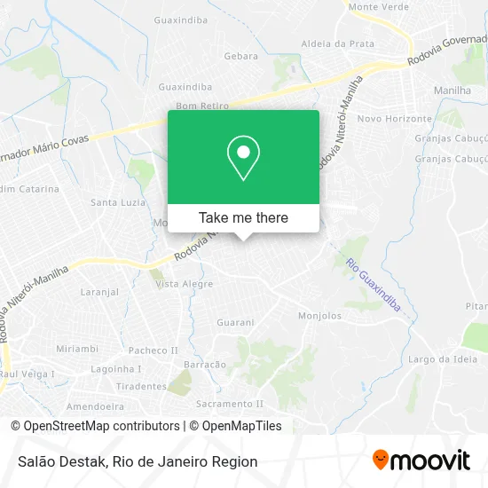Salão Destak map
