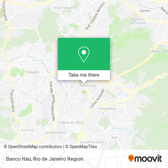Banco Itau map