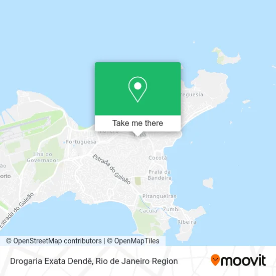 Drogaria Exata Dendê map