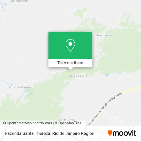 Fazenda Santa Thereza map