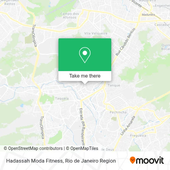 Hadassah Moda Fitness map