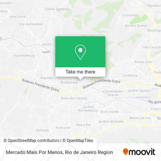 Mercado Mais Por Menos map