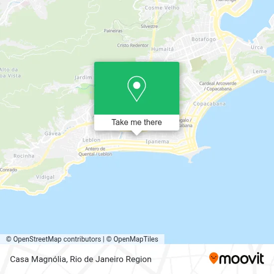 Casa Magnólia map