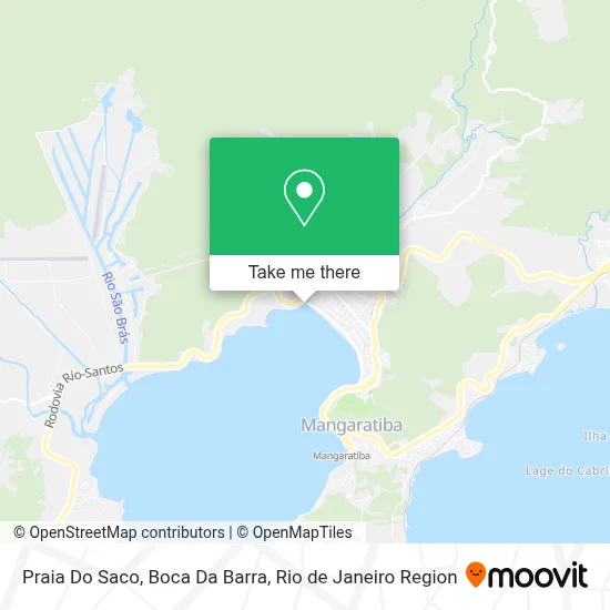 Praia Do Saco, Boca Da Barra map