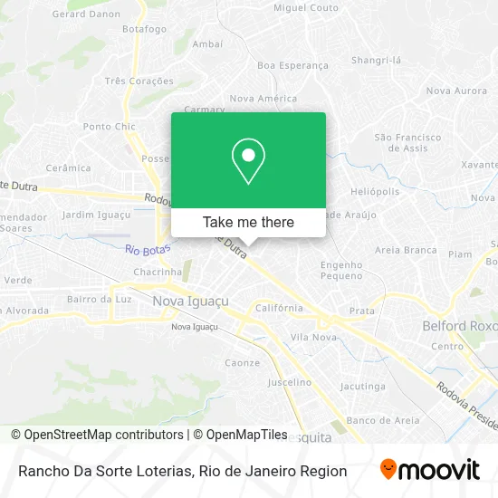 Rancho Da Sorte Loterias map